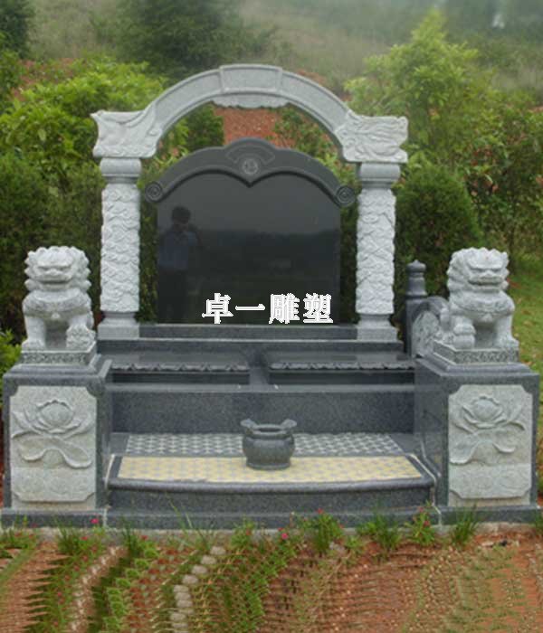 大理石石雕墓碑